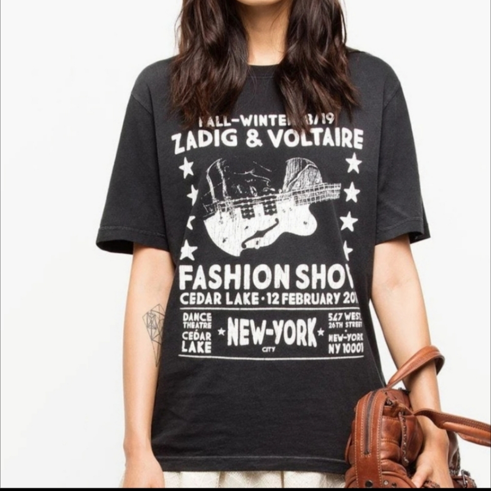 Zadig and Voltaire New York Fashion Show tee